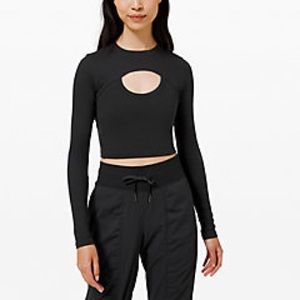 Lululemon Better Best Long Sleeve Crop